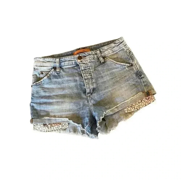 Joe’s Jeans Collectors Edition Star Pocket Cut Off Hi-Rise Jean Shorts Size 27 - Picture 2 of 9